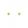 Pendientes Bola Oro 3mm*Eguzkilore Discount