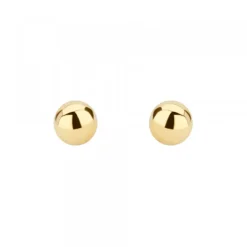 Pendientes Bola Oro 7mm*Eguzkilore Discount