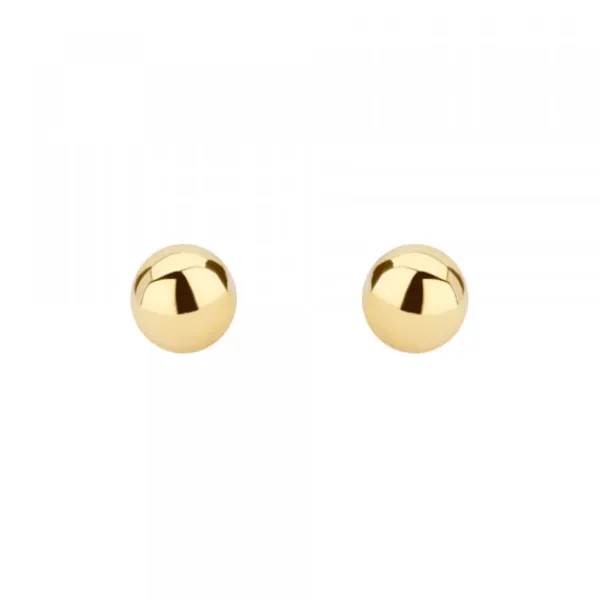 Pendientes Bola Oro 7mm*Eguzkilore Discount