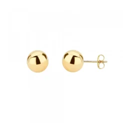 Pendientes Bola Oro 7mm*Eguzkilore Discount