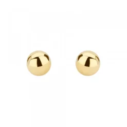 Pendientes Bola Oro 8mm*Eguzkilore Hot