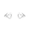Pendientes Corazón Plata 9mm*Eguzkilore Best