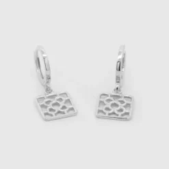 Pendientes Cripa Baldosa Bilbao Plata*Eguzkilore Outlet