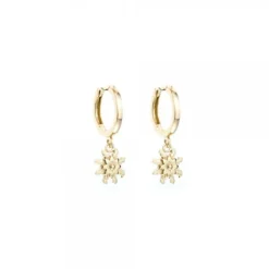 Pendientes Cripa Plata Dorada 11mm*Eguzkilore Clearance