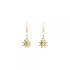Pendientes Cripa Plata Dorada 11mm*Eguzkilore Clearance