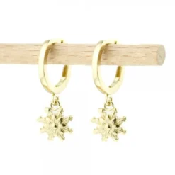 Pendientes Cripa Plata Dorada 11mm*Eguzkilore Clearance