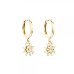 Pendientes Cripa Plata Dorada 13mm*Eguzkilore New