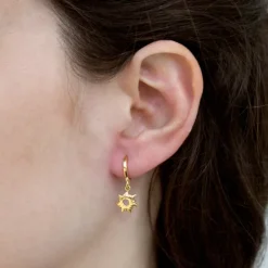 Pendientes Cripa Mountain Plata Dorada*Eguzkilore Hot
