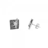 Pendientes Cuadrados Flysch Plata*Eguzkilore New