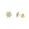 Pendientes Oro Bicolor y Brillante 9mm*Eguzkilore Hot