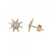Pendientes Oro Bicolor 12mm*Eguzkilore