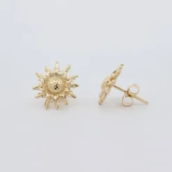 Pendientes Oro 14mm*Eguzkilore New
