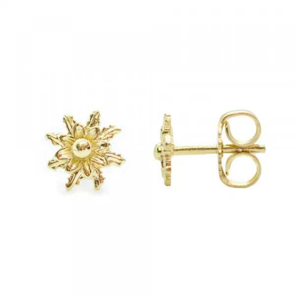 Pendientes Plata Dorada 8mm*Eguzkilore Discount