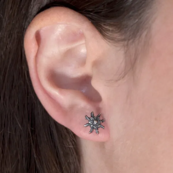 Pendientes Plata Envejecida 11mm*Eguzkilore Sale