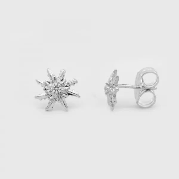 Pendientes Plata y Circonita Blanca 11mm*Eguzkilore Outlet