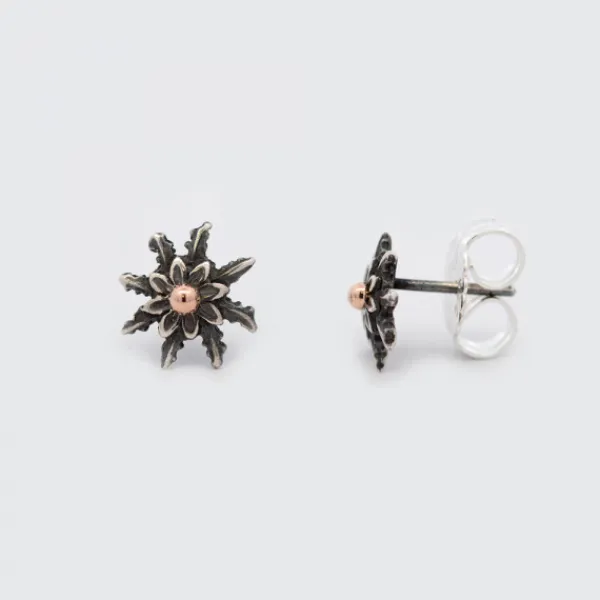 Pendientes Plata Envejecida y Cobre 11mm*Eguzkilore Clearance