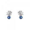 Pendientes Enea2 Oro Blanco y Zafiro*Eguzkilore Sale