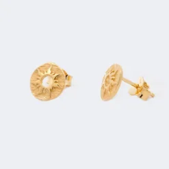 Pendientes Etruscos Mountain Plata Dorada*Eguzkilore Hot