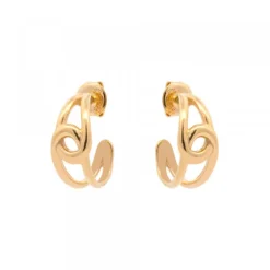 Pendientes Hariak Entrelazado Dorado 20mm*Eguzkilore Outlet