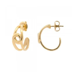 Pendientes Hariak Entrelazado Dorado 20mm*Eguzkilore Outlet