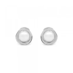 Pendientes Hariak Plata y Perla 13mm*Eguzkilore Discount