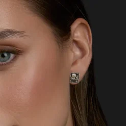 Pendientes Irulegi Plata y Lámina de Oro*Eguzkilore Outlet