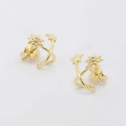 Pendientes Izarra Plata Dorada*Eguzkilore Best