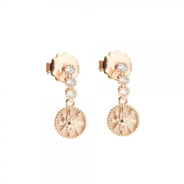 Pendientes Largos Anuk Plata Dorada*Eguzkilore Discount