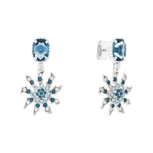 Pendientes Largos Circonitas Azules 30mm*Eguzkilore