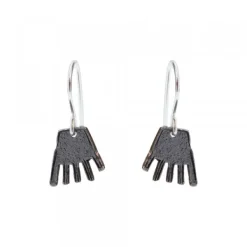 Pendientes Largos Mano de Irulegi de Rutenio*Eguzkilore Sale