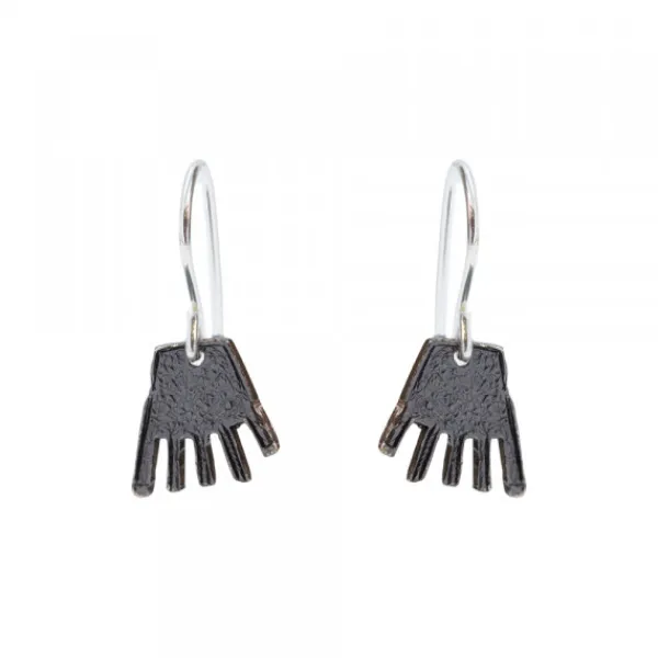 Pendientes Largos Mano de Irulegi de Rutenio*Eguzkilore Sale