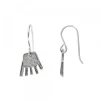 Pendientes Largos Mano Irulegi Plata*Eguzkilore