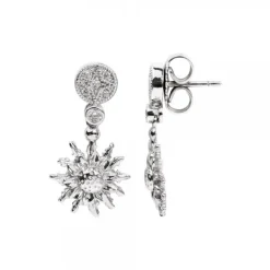 Pendientes Largos Plata Eguzkiboda*Eguzkilore New