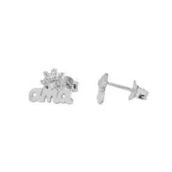 Pendientes Letras Ama Plata*Eguzkilore Outlet