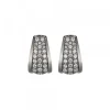 Pendientes London Plata Negra y Circonitas Blancas*Eguzkilore Discount