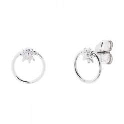 Pendientes Luna Llena Plata*Eguzkilore