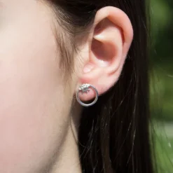 Pendientes Luna Llena Plata*Eguzkilore