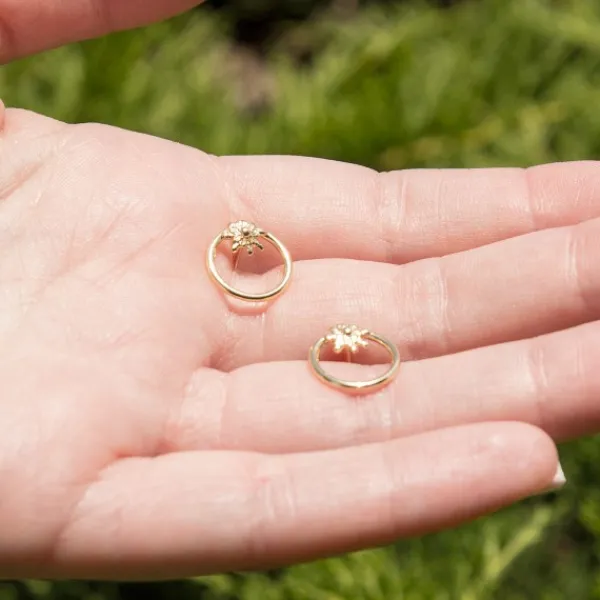 Pendientes Luna Llena Plata*Eguzkilore
