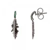 Pendientes Mari Rutenio y Circonitas Verdes*Eguzkilore Best