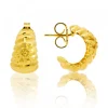 Pendientes Mask de Plata Dorada*Eguzkilore New