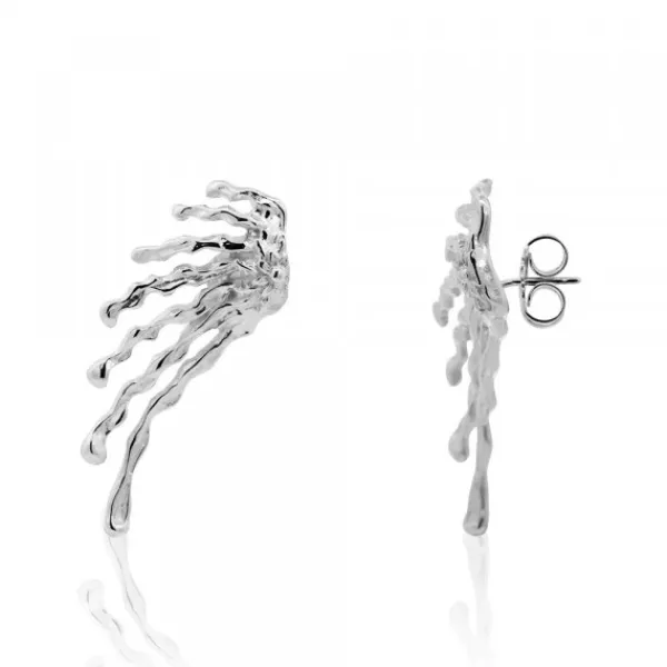 Pendientes Maxi Ur de Plata*Eguzkilore Clearance