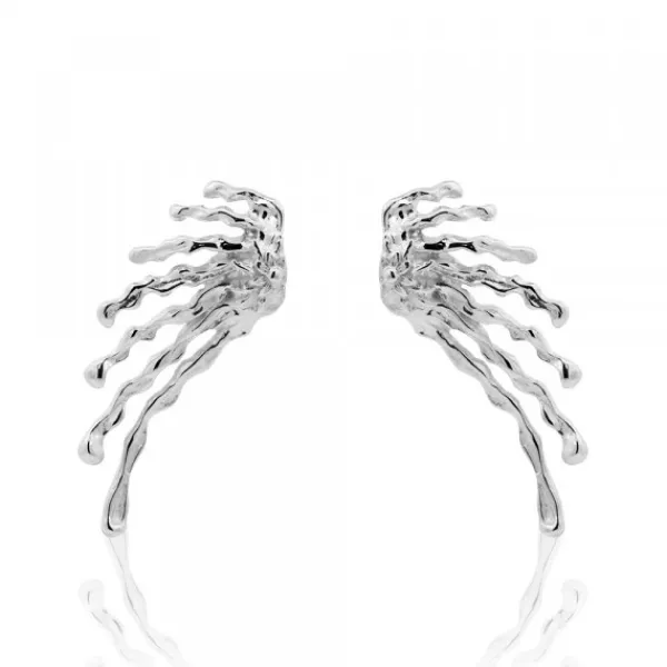 Pendientes Maxi Ur de Plata*Eguzkilore Clearance