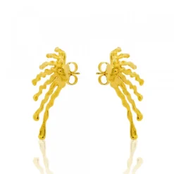 Pendientes Maxi Ur de Plata Dorada*Eguzkilore Discount