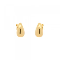 Pendientes Mini Gota Plata Dorada 10mm*Eguzkilore Clearance