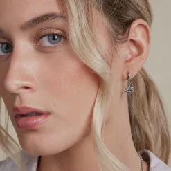 Pendientes Mountain Aro Plata Multicolor*Eguzkilore Discount