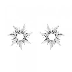 Pendientes Mountain Brillo Plata*Eguzkilore Hot