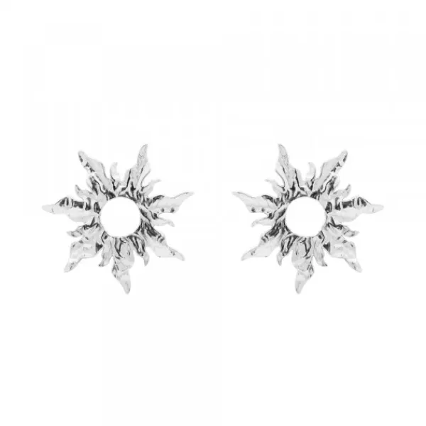 Pendientes Mountain Brillo Plata*Eguzkilore Hot
