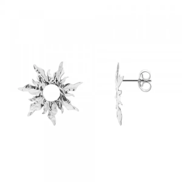 Pendientes Mountain Brillo Plata*Eguzkilore Hot