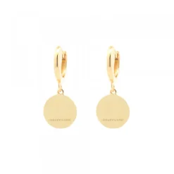 Pendientes Mountain Cripa Redondos de Plata Dorada*Eguzkilore Clearance