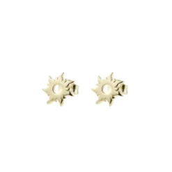 Pendientes Mountain de Plata Dorada*Eguzkilore Hot